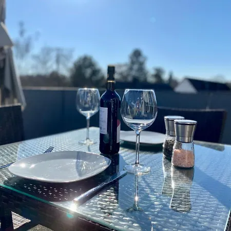 公寓 4 Apartment, 125 Qm, Ruhig Und Zentrumsnah, Max 5 Pers, Dachterasse, Garage, 1000 Mbit 伯布林根