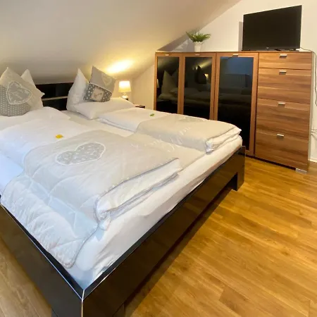 4 Apartment, 125 Qm, Ruhig Und Zentrumsnah, Max 5 Pers, Dachterasse, Garage, 1000 Mbit 伯布林根